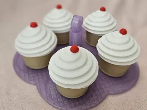 Cupcake Set with Serving Tray