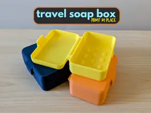 Print in place Travel Soap Box