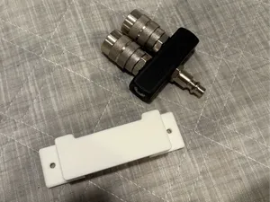 2 Way Straight Air Manifold Air Splitter Bracket