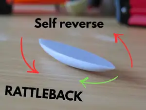 Impossible stubborn Rattleback - self-reversing