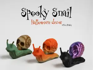 Halloween Tiny Spooky Snail