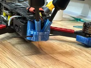 Dual VTX Antenna & ELRS Mount for TBS SourceOne v5