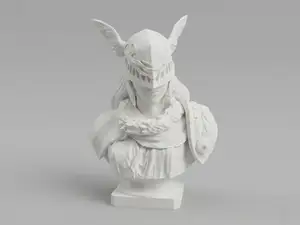 Malenia Bust - Elden Ring (High-Detail Fan Art)