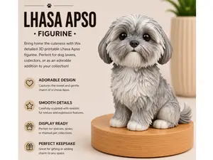 lhasa apso / Shih Tzu / Maltese Dog figurine