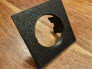 Square led spot 80mm