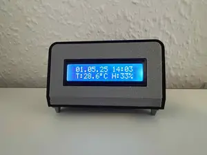 Gehäuse LCD 1602 inkl. BME280 Senor Befestigung