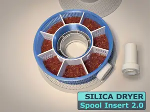 Silica Dryer Spool Insert 2.0 + Chambers & Screws