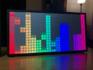 16x32 LED Matrix Frame with Diffuser Grid