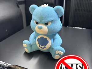 Blaues Ich bin Sauer - Brummbärchen NoAMS 