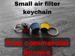Small Air filter keychain