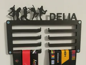 Custom Medal Hanger – Dance Edition with Name