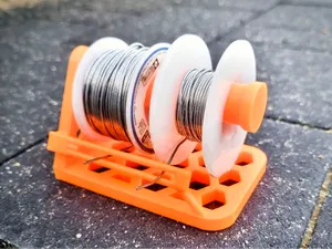 Soldering wire holder
