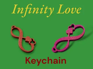 Infinity Love Keychain