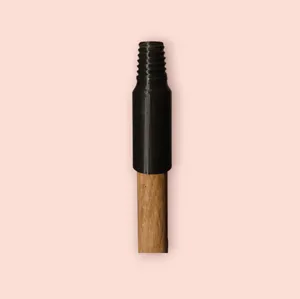 Threaded end of the sweeping broom