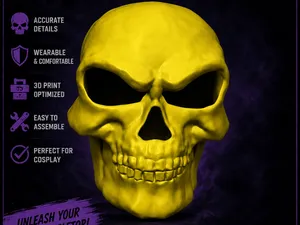 Skeletor Mask
