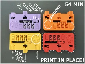 Multi Fidget Click Flip Swoosh