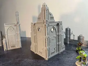 Wargame terrain Modular buildings Templaris Part 2