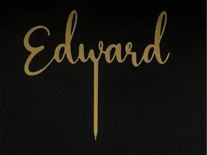 Edward cake topper