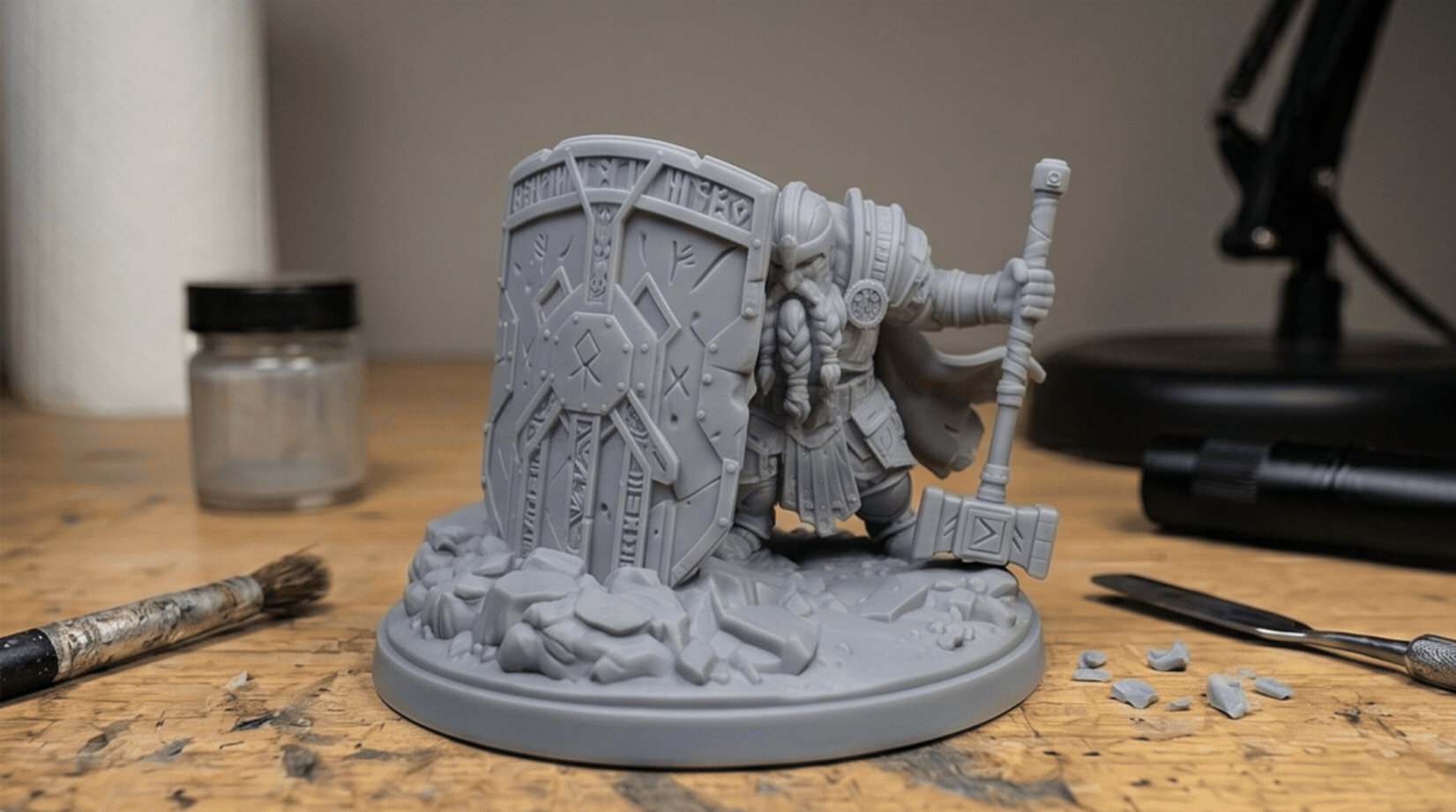 Iron Bastion Dwarf | RPG Mini