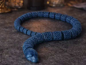 Articulated Celtic Snake - Serpent Fidget Toy
