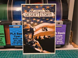 Conflict: Desert Storm Game poster - Hueforge Art