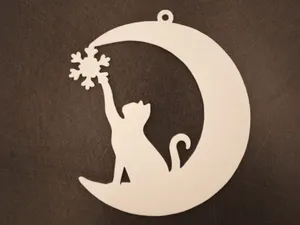 Christmas Cat Ornament