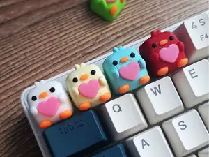 Chick love keycap - mechanical keyboard