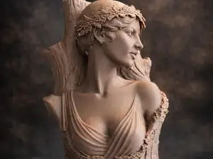 Amadriade – Ninfa degli Alberi Busto Mitologico