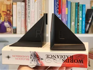 STRONG INVISIBLE BOOK END! no supports!
