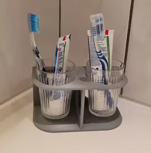 Toothbrush Glasses Holder