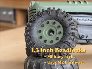 Beadlock 1.3 inch - military style