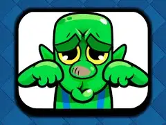 Crying Goblin Emote from Clash royale