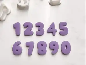 Numbers Polymer Clay Cutters