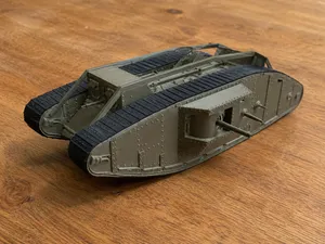 Mark IV Tank – 3D Printable Model