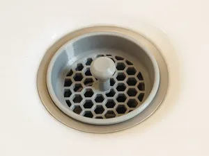 Honeycomb Sink Strainer – Lightweight 3D Print