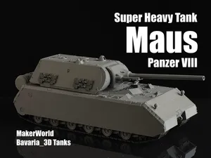 Panzer VIII Maus Super Heavy Tank 1/35 Scale
