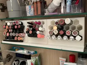 Gridfinity lipstick holder, bin for mirror cabinet