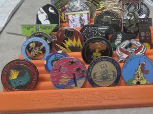 EOD themed Military Challenge Coin rack/holder