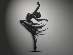 Ballerina Wanddekoration