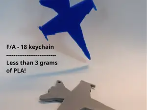 F/A - 18 keychain
