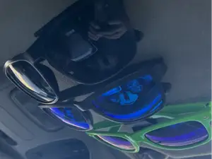 Sun Visor Glasses holder for 3!
