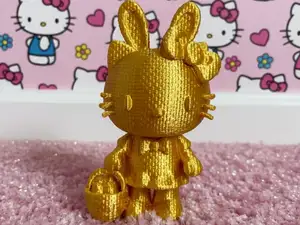 Hello Kitty en version tricotée