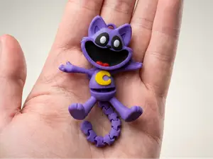 Articulated CatNap (Poppy Playtime) Keychain