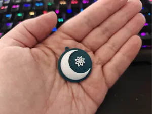 Crescent Moon Keychain / Pendant