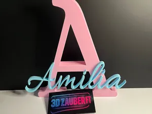 Amilia Namensschild