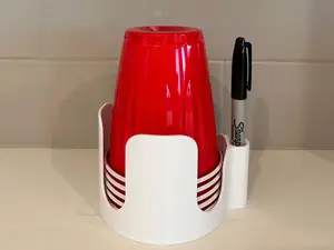 Costco 18oz Cup Holder with Marker Slot - Kirkland