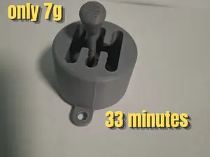 Mini 6-Speed Manual Gearbox Keychain