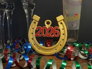 Hufeisen 2026 – Glücksbringer zum Aufhängen AMS