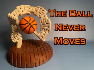Basketball Fixed-Center Kinetic Sculpture
