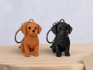 Labrador Puppy Keychain